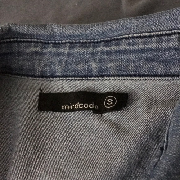 NWOT denim  button up dress - Picture 3 of 3